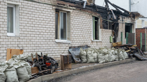 Professional Fire Damage Removal technician working in Voorhees, NJ